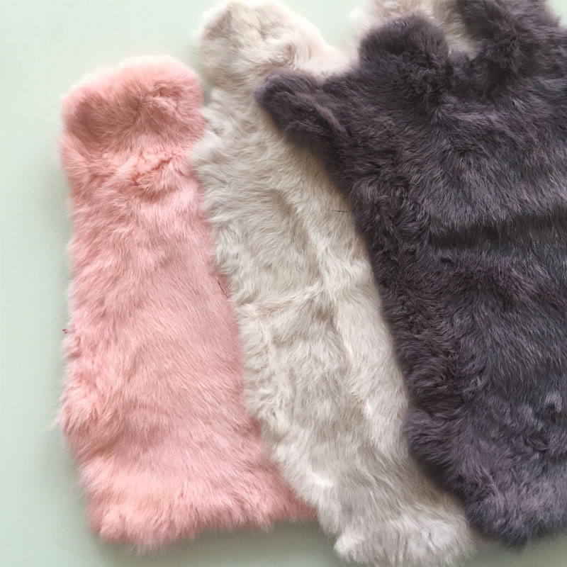 Home Textiles Sale - Wielokolorowe prawdziwe futro królika sprzedaż na