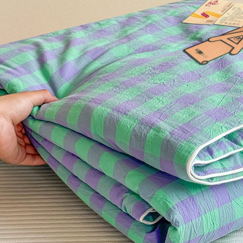 Japońska kołdra letnia w kratę – Japanese Home Textiles recenzja i cena