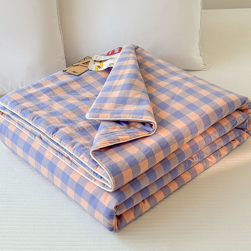 Japońska kołdra letnia w kratę – Japanese Home Textiles recenzja i cena