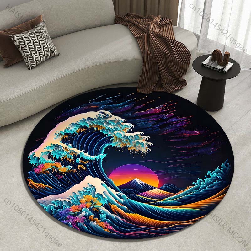 Retro Japońskie Fale Kanagawa  – Japanese Home Textiles recenzja i cena