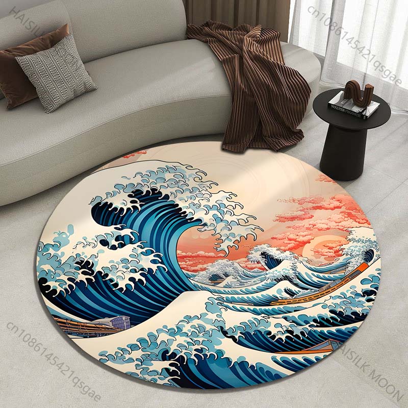 Retro Japońskie Fale Kanagawa  – Japanese Home Textiles recenzja i cena