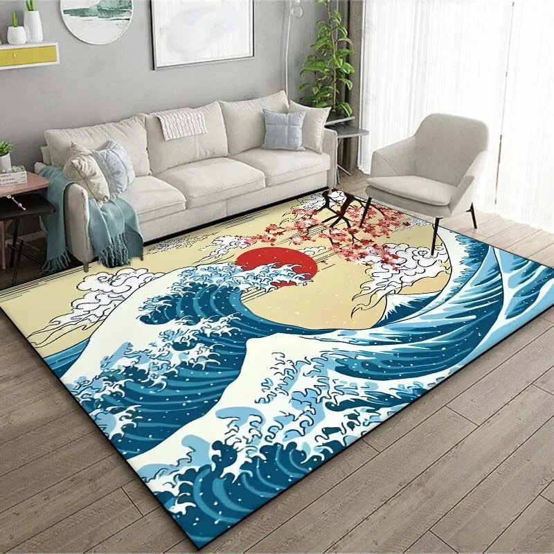 Japońska Sztuka Kanagawa Fale  – Japanese Home Textiles recenzja i cena